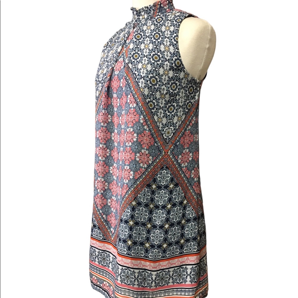 Speechless Sleeveless Mini Dress Mixed Print Sz S Light Weight Polyester